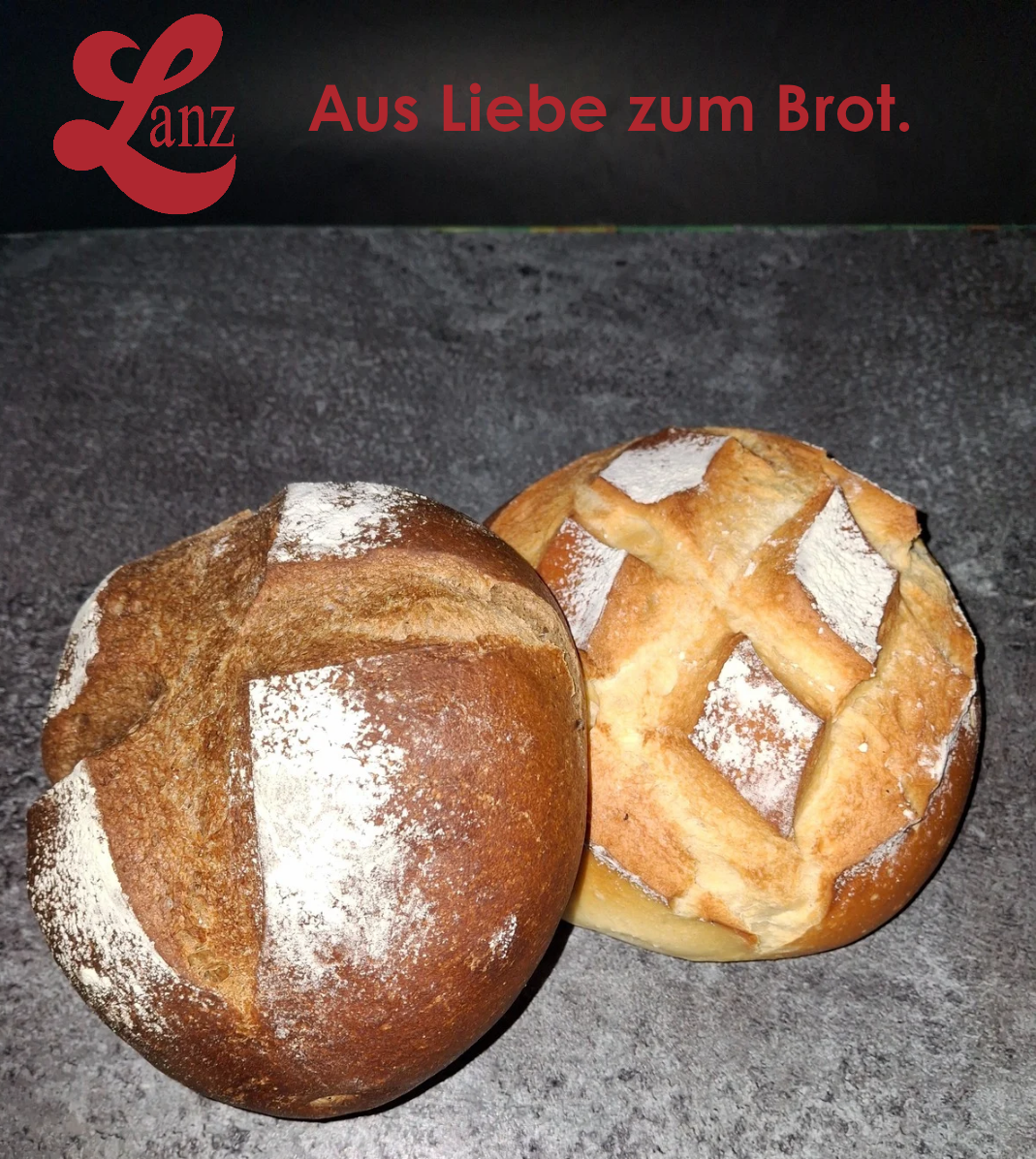 Rustico- und Burebrot mit Lanz- Aus Liebe zum Brot